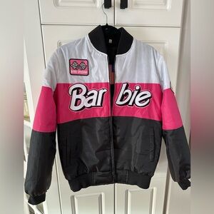 Barbie Speedway Jacket in Pink and Black